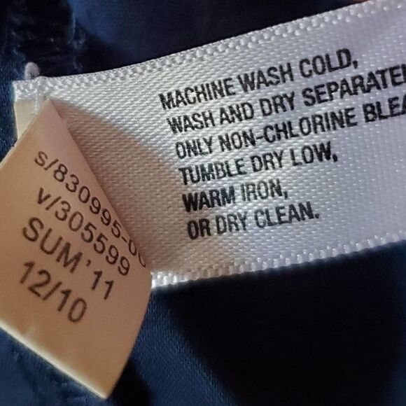 Gap Silk Blend Navy blue Cap sleeve Bodycon - Picture 4 of 12